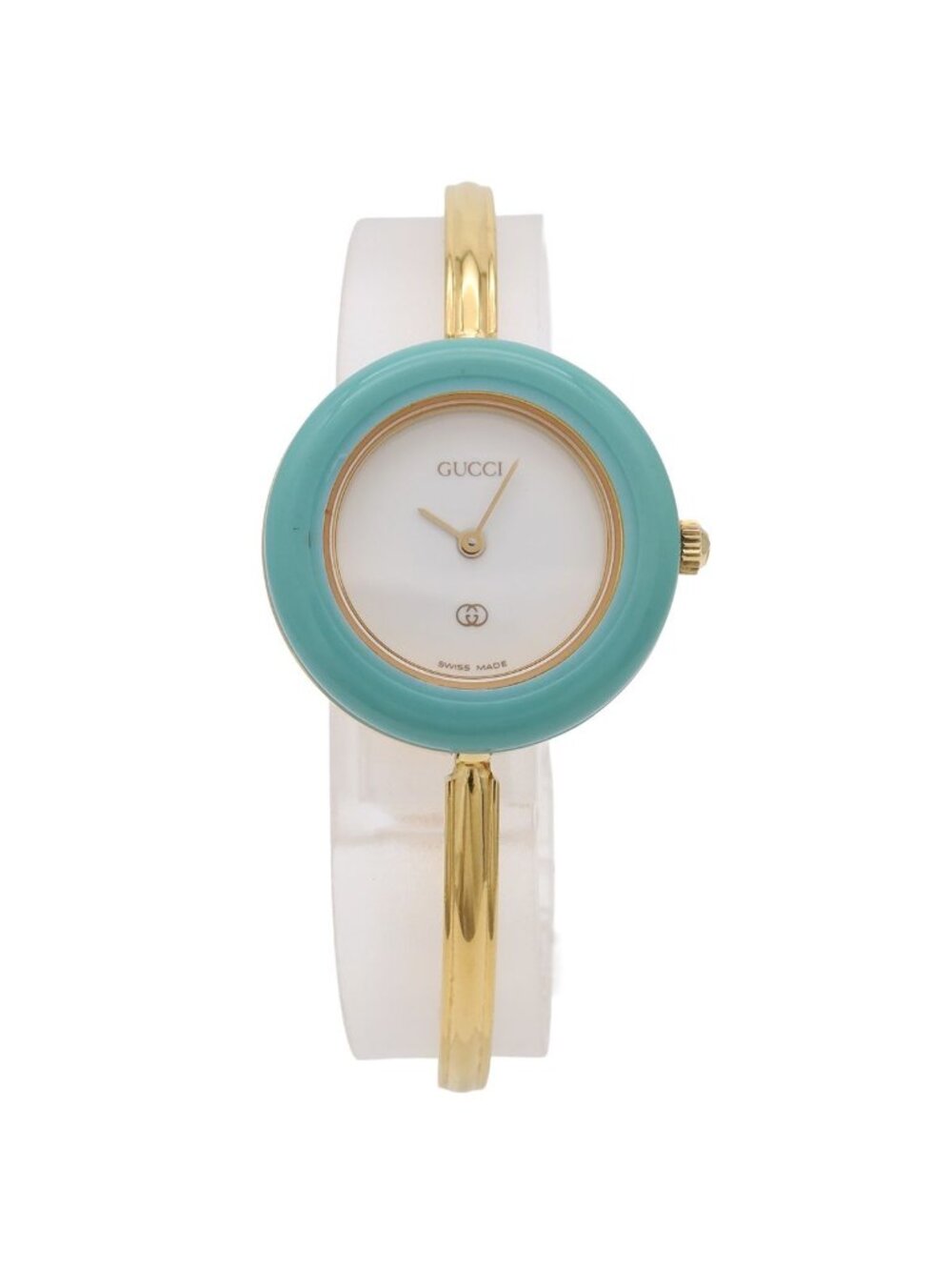 Gucci Change Bezel White Dial Quartz Watch